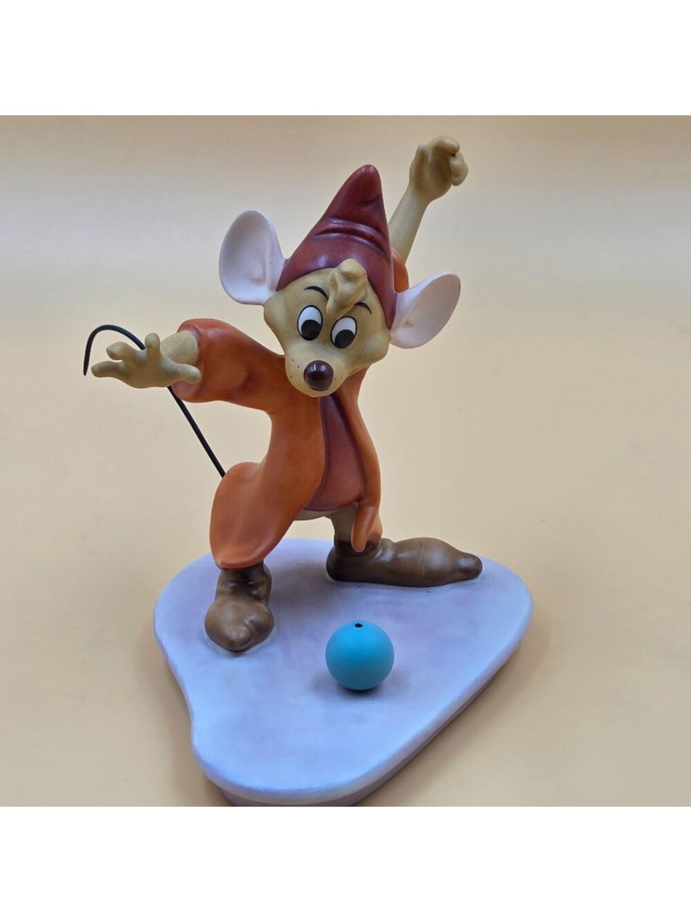WDCC Cinderella Movie Jaq You Go Get Some Trimmin Sculpture with COA